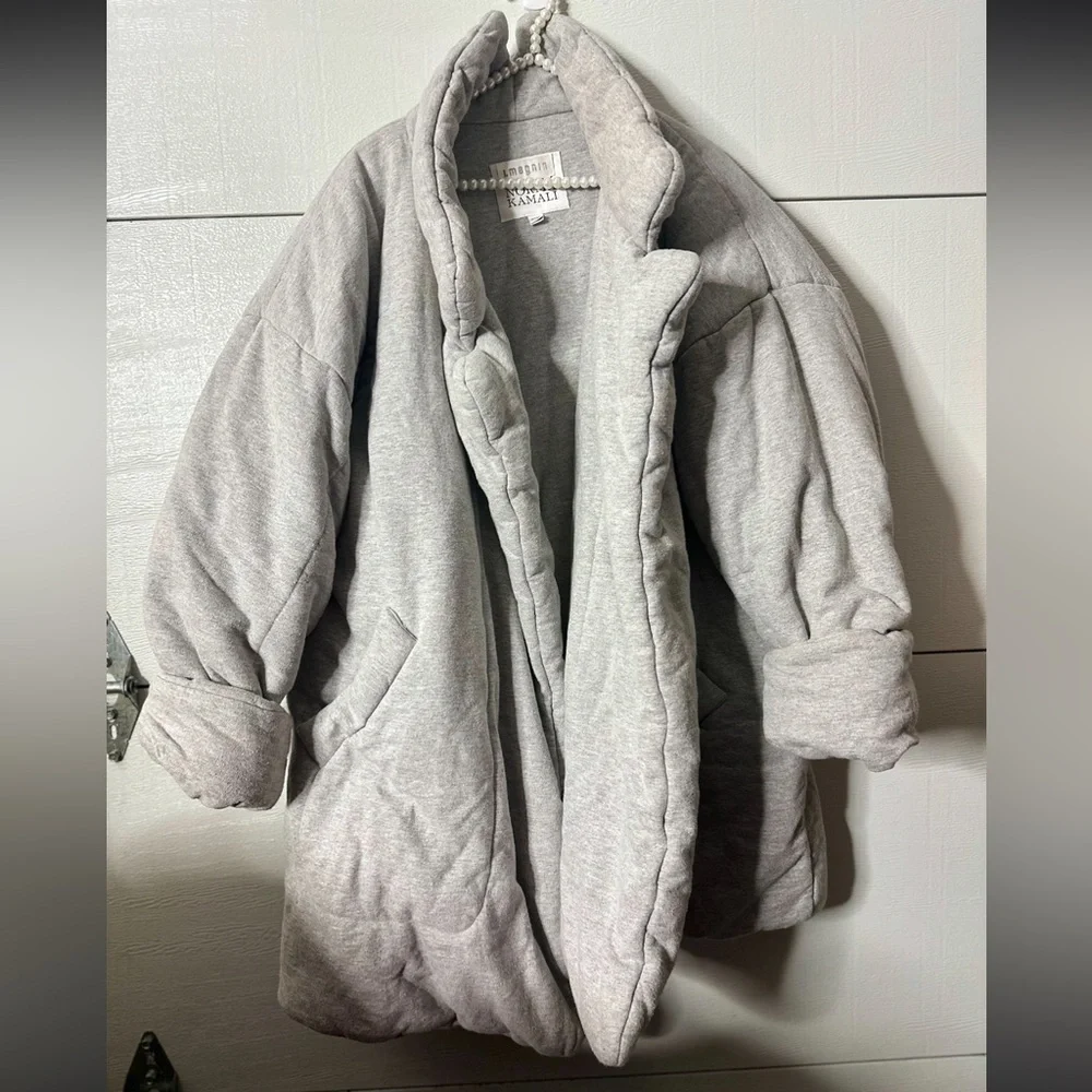 1980s Norma Kamala Sleeping Bag Gray Duvet Car Coat Vintage RARE FIND - Picture 2 of 9